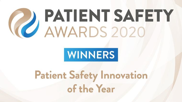 Patient Safety Awards 2020. Winners. Patient Safety Innovation of the Yea